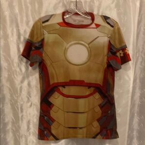 Marvel Under Armour Iron Man Shirt Youth Size XL 🔥 YB4